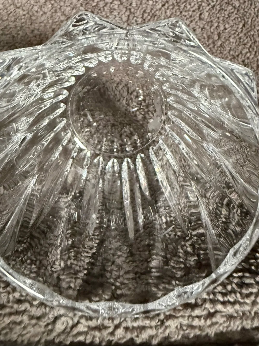 Clear Glass Ribbed Tumbler